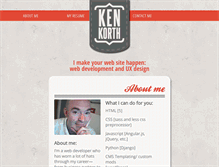 Tablet Screenshot of kenkorth.com